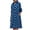 Blue Dress for Women, variant on Women's Tea Length Shirt Dress Cardigan Polka Dot Lapel Button Leisure Comfy Fashion Vacation Long Sleeve Autumn Dress Winter Green XXXL