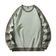 thumbnail image 4 of pstuiky camisas de hombre de manga larga, Sudadera con capucha y cuello redondo de manga larga con bloques de color para hombre top de hombre xxl, 4 of 4