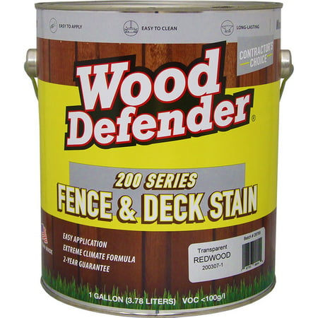 Wood Defender 200 Series Redwood Transparent Stain & Sealer (Best Redwood Deck Stain And Sealer)