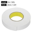 thumbnail image 2 of Uxcell 2Pcs Rollos de Cinta de Espuma de Un Solo Lado Removible EVA Cinta Adhesiva Fuerte Tiras Blancas 16ft x 1 3/16" x 1/8", 2 of 5