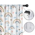 thumbnail image 4 of Blackout Kids Curtains,Boho Bohemia Rainbow Childrens Insulated Curtains Set Of 2,Bedroom Essentials,Toddler Room Decor 52"x63"(132x160cm), 4 of 4