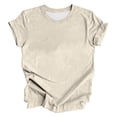 thumbnail image 4 of Womens Shirts Short Sleeve Kelon Womens Blouses Short Sleeve Shirts Cowl Neck 2026 Casual Summer Tshirt Outfits Trendy Clothes, XL, 4 of 4