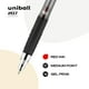 thumbnail image 3 of Bolígrafos de gel uni-ball 207 retráctiles para prevenir el fraude, 0,7 mm, 3 of 7