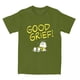 thumbnail image 5 of Camisetas para hombre y mujer, Peanuts, Charlie Brown, Good Grief, Snoopy, 100 % algodón, camisetas de manga corta, camisetas de cuello redondo, regalo de cumpleaños, 5 of 5