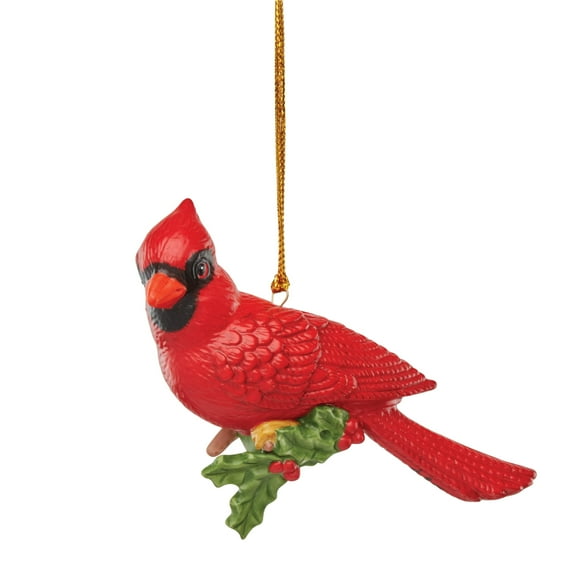 Lenox Cardinal Ornament, 0.31, Red