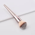 thumbnail image 3 of Makeup Brush Set For Foundation, Wood Handles in Champagne Color, 3 of 12