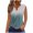 Navy, variant on Womens Summer Tops, Printed V-Neck Sports Top for Outer Wear Layering Slim Sleeveless