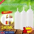 thumbnail image 4 of Plastic Clear Squeeze Squeezy Sauce Bottle Mayo Dispenser Bottles FAST E2S4, 4 of 9