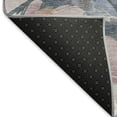 thumbnail image 5 of Addison Rugs Mayfield Premium Machine Washable Transitional Floral Pewter Rectangle Rug, 5' x 7'6", 5 of 6