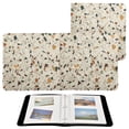 thumbnail image 2 of iauyy PU Leather Scrapbook Album | Expandable Binder with 20 Self-Adhesive Pages (11.8x24in)，Terrazzo Pattern, 2 of 8