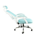 thumbnail image 4 of Elama Full Back Mesh Adjustable Office Chair with Headrest in Blue with White Frame, 4 of 5