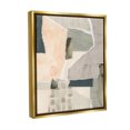 thumbnail image 4 of Stupell Industries Neutral Patterns Abstract Abstract Painting Gold Floater Framed Canvas Art Print Wall Art, 17 x 21, 4 of 10