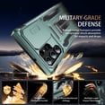 thumbnail image 3 of for Samsung Galaxy S22 Ultra Case with Upgraded Sliding Camera Lens Cover and Strong Magnetic Kickstand - Military-Grade Shockproof Protective Phone Case 6.8" for Men Women Girls - Pine Green, 3 of 14