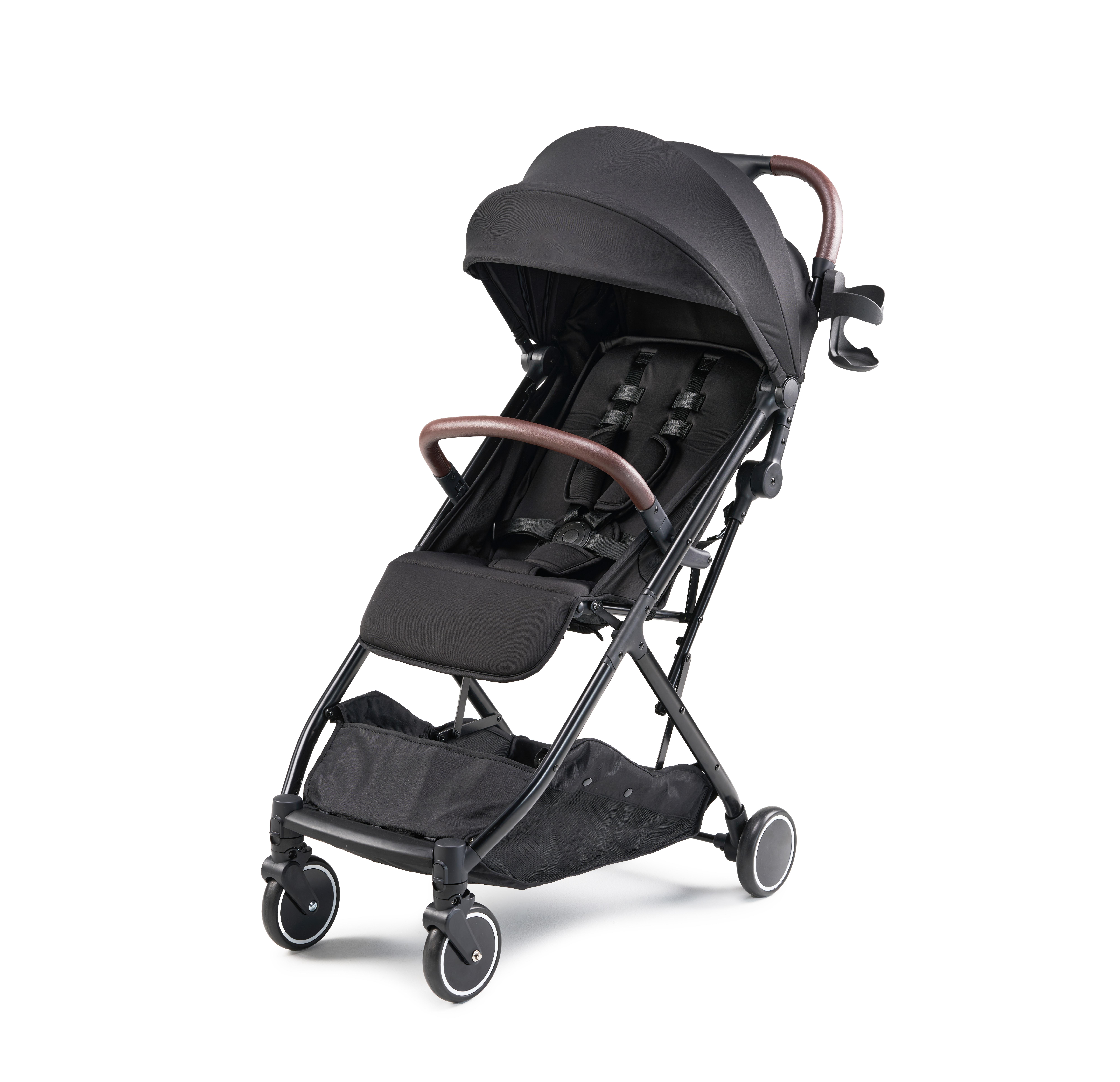 Parent's Choice One-Hand Quick Fold Stroller, Black photo 1