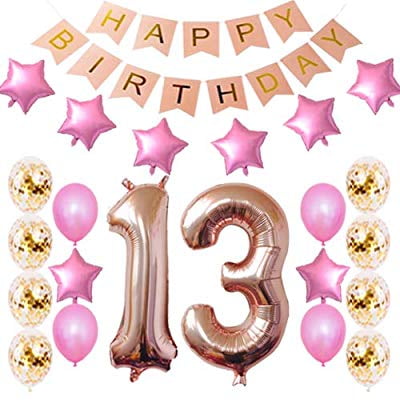 13 year old birthday balloons