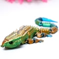 thumbnail image 2 of 3D Printed lizard,Flexible Joint Animal lacertid Figurines,Realistic Eyes, Home Office Decor,Fidget Toy for Adults Teens Boy Festival Gifts, 2 of 9