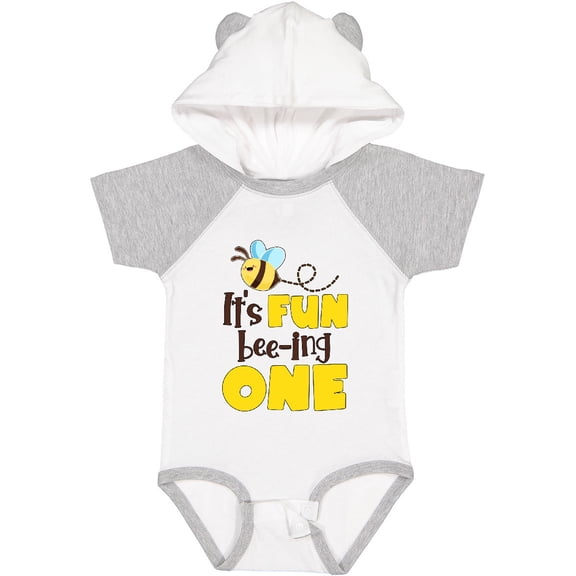 Inktastic It's Fun Bee-ing One Cute Bee First Birthday Boys or Girls Baby Bodysuit