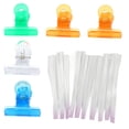 thumbnail image 1 of 10 piezas de extensión de uñas de fibra de vidrio para manicura, puntas acrílicas, 5 piezas de abrazaderas para decoración de uñas, 1 of 14