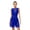 Blue, variant on Venjoe Womens Lyrical Mesh Split Dress Sleeveless Backless Sequins Ballet Leotard Dress Modern Dance Green S