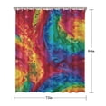 thumbnail image 5 of Colorful Tie Dye Pattern Shower Curtain 72"x84" ,Bathroom Decorative Shower Curtains Set with 12 Hooks,Modern Waterproof Washable Shower Curtain, 5 of 6