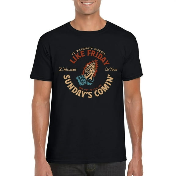 Zach Williams Sundays Comin Christian Music Tour Fan Tee Unisex T-Shirt