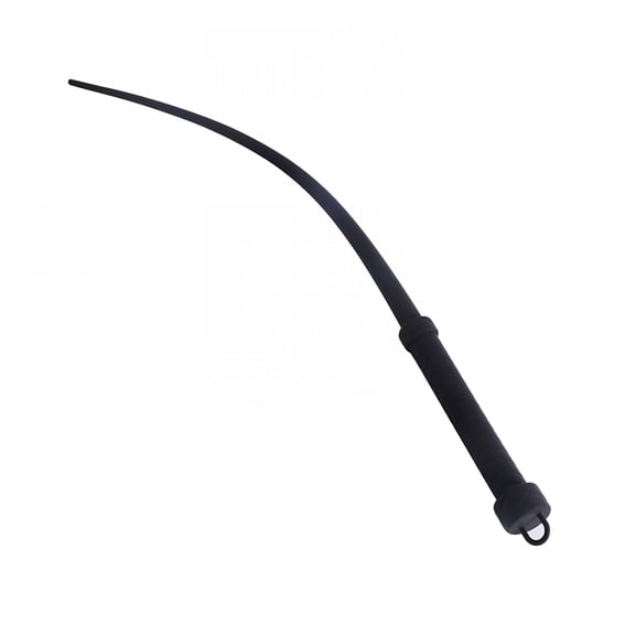 BESTSKY Silicone Horse Lunge Whip Flexible Training Tool for Performance and Stage Use Black 61x2.5x2.5cm