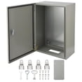 thumbnail image 1 of Yiwa Steel Electrical Junction Box, Outdoor IP66 Waterproof & Dustproof Enclosure with Lock and Mounting Plate, 1 of 6