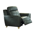 thumbnail image 2 of Gray Leather-Aire Power Recliner, 2 of 3