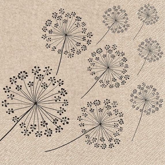 Luncheon We Care Dandelions Napkins. 20 Pack