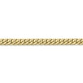 thumbnail image 3 of 14K Yellow Gold 4.3mm Solid Miami Cuban Chain 20 Inch, 3 of 5