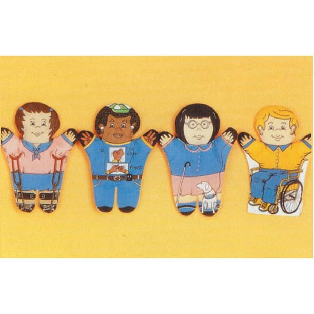 Dexter Educational Toys DEX830A Set de Marionnettes 4 Pièces - Asiatique