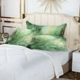 thumbnail image 6 of Emerald Green and Gold Marble Plush Pillow Cases King Size Ultra Soft Warm Pillowcases with Zipper 20"x40", 6 of 9