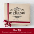 thumbnail image 4 of Mellanni 4 Piece 100% Cotton Bed Sheet Set, 400 Thread Count, Deep Pocket, King, Beige, 4 of 7