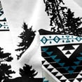 thumbnail image 3 of Aztec Flannel Fleece Blanket Southwestern Throw Blanket Hunting Deer Bed Blanket Boho Tribal Geometry Diamond Pine Cones Soft Lightweight Plush Bed Blanket Bedroom Decor, 3 of 5