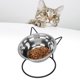 thumbnail image 4 of Cuencos De Comida Para Gatos, Cuencos Elevados De Acero Inoxidable Para Mascotas Que Ayudan Con La Digestión Sin Aceite Para Gatos, 4 of 8