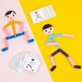 thumbnail image 5 of ROLKFUK Puzzle Early Education Creatives Sports Wooden Man with 24 Double - sided Cards for 3+ Year Olds, 5 of 9
