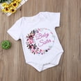 thumbnail image 3 of Kid Girl Cotton Matching Clothes Baby Little Big Sister Romper Outfit Shirt Tops, 3 of 4