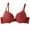 Red, variant on Running Sports Bra Women Convertible Bra Feature V-Neck Push-up Bra Style W-880 Red M