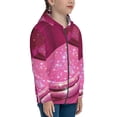 thumbnail image 5 of Kdxio Sparkling Pink Toilet Pattern Kids Boys Girls Zip Up Hoodie 3D Printed Hooded Sweatshirt Hoody Coat with Pocket 7-12 Y-Medium, 5 of 6