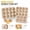 A, variant on Mini Bundt Cake Pan with Nonstick Coating, 6-Cavity 3 Designs, Champagne Gold, for Baking Mini Cakes and Donuts, Nonstick Baking Pan Set