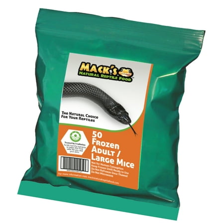 Mack's Natural Reptile Food Adult mouse 50 ct.