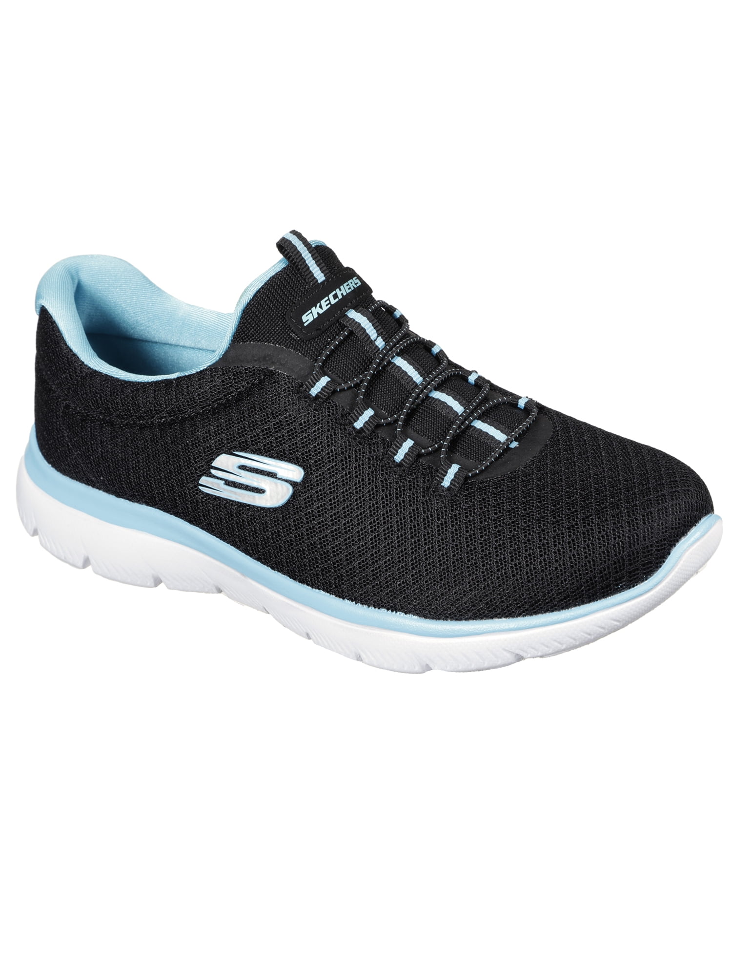 Skechers Women's Summits Mesh Slip-on Athletic Sneaker (Wide Widths Walmart.com