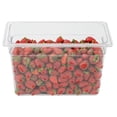thumbnail image 6 of Met Lux Rectangle Clear Plastic 1/3 Size Cold Food Storage Container - 8" Depth - 1 count box, 6 of 11