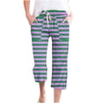 thumbnail image 2 of QSXADF Women's Wide Leg Capris Straight Leg Capris Graphic Drawstring Casual Loose Wide Leg Straight Capris Pants With Pockets Daily Wear Women's Pants, 2 of 5