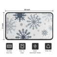 thumbnail image 5 of Blue Christmas Snowflake Pattern Door Rugs,Washable Non Slip Door Mats Indoor,Decorative Door Mats,Entry Mat Indoor for Entrance,Bedroom,Kitchen,Bathroom,30"x17", 5 of 6