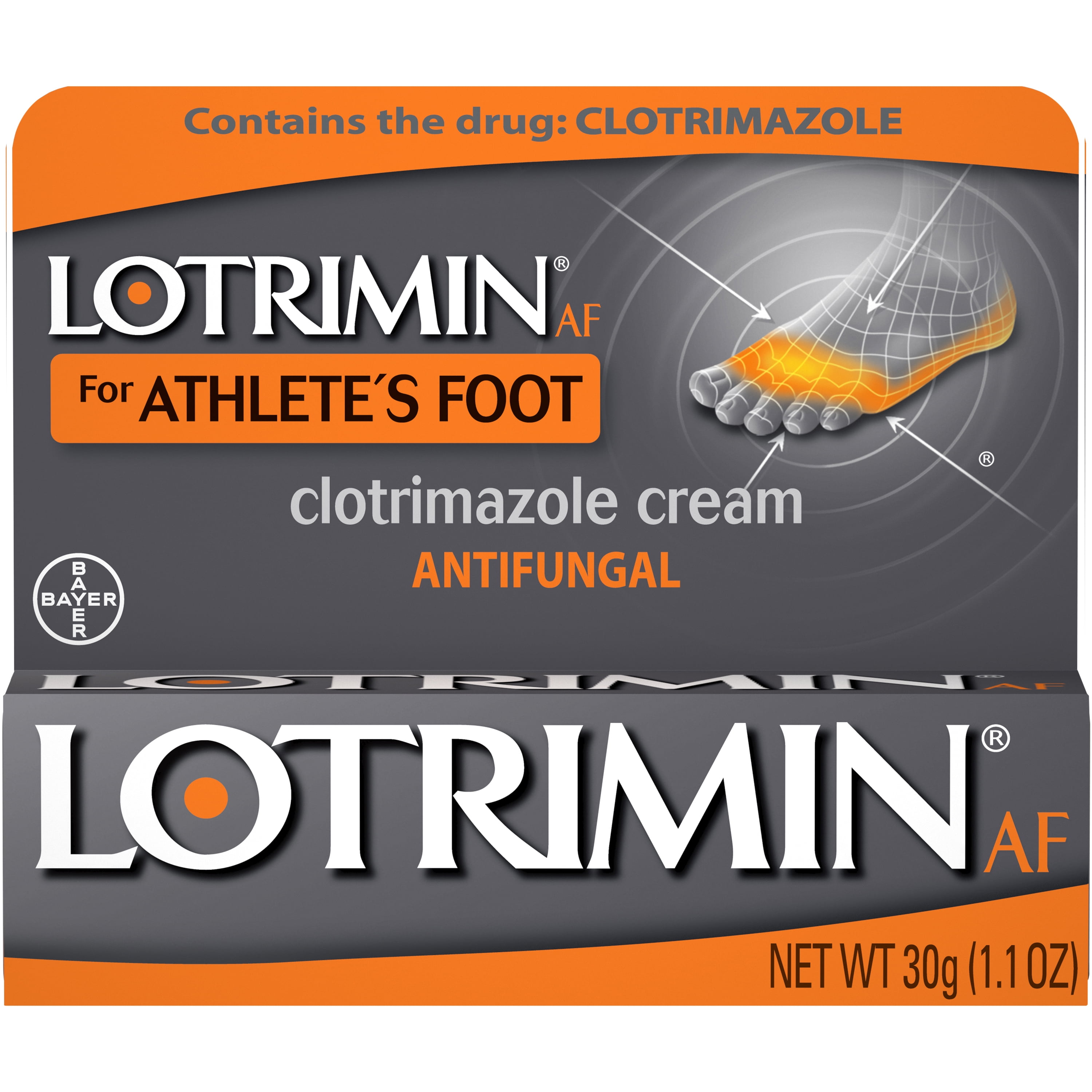 Lotrimin Antifungal Cream Athletes Foot Treatment - 1.1oz