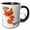 Black/White, variant on 3drose, Zero Fox Given, 15oz Two-tone Green Mug