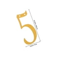 thumbnail image 2 of FENGGUIQU 1Set Reusable Golden New Year Banner with Glitter Letters for Celebration Decor, 2 of 7
