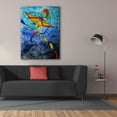 thumbnail image 3 of Epic Graffiti 'Kite Transmitted' by Rita Shimelfarb, Giclee Canvas Wall Art, 40"x54", 3 of 8