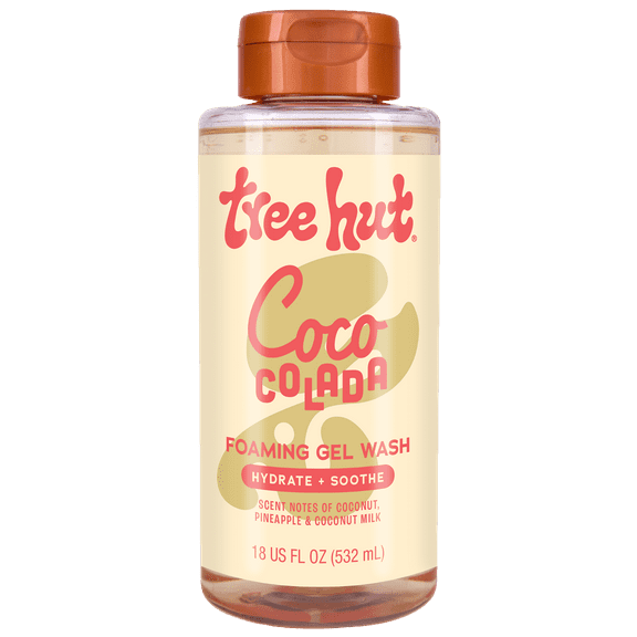 Tree Hut Coco Colada Foaming Gel Body Wash, 18 fl oz